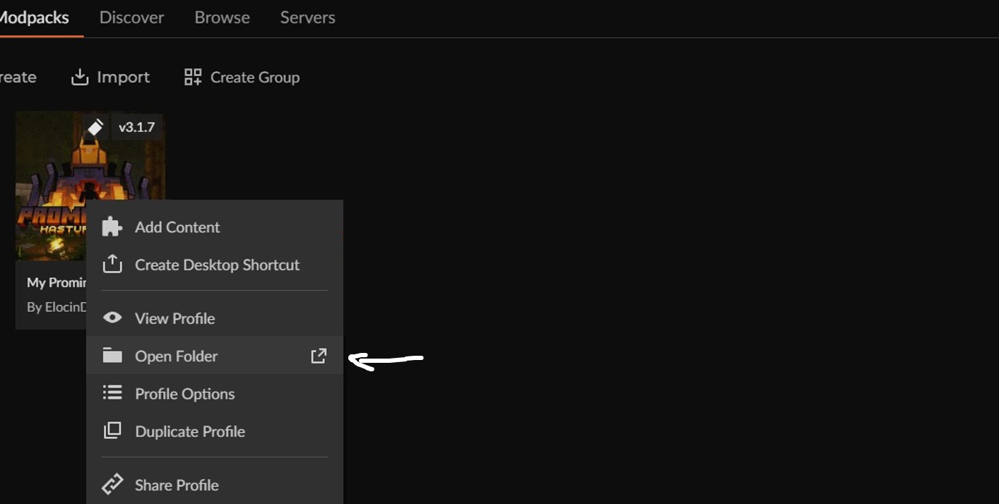 Right Click Modpack